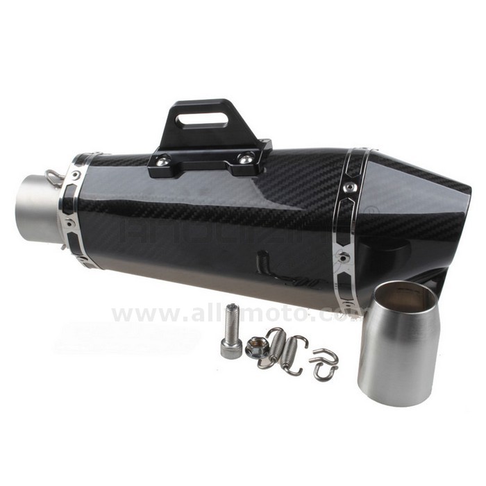 Carbon Fiber MUFFLER SLIP ON EXHAUST Muffler SUZUKI GSXR600 750 1000-3